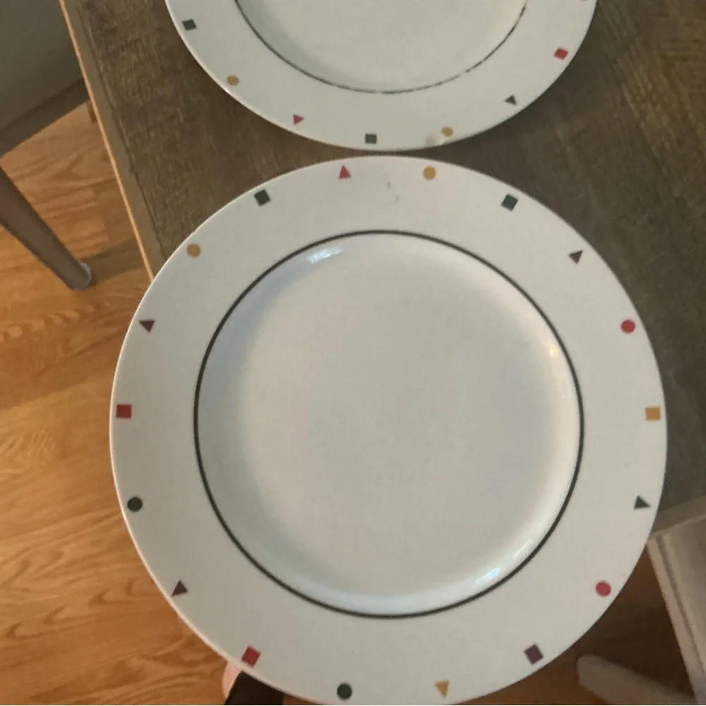 Elements dinner plates by Sasaki. 5